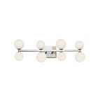 Artcraft Hadleigh AC6618 8-Lights Brushed Nickel 32W Bathroom Vanity