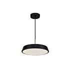 Artcraft AC6901BK 1-Light 32W Black Pendant