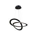 Artcraft Wave AC7076BK 30W Black Chandelier