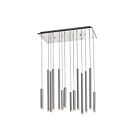 Artcraft Galiano AC7099SA 14-Lights Satin Aluminum 4W Island Light