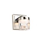 Artcraft Newbury AC7661CB 1-Light Brushed Polished Nickel 6W LED Wall Mount