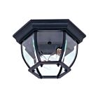 Artcraft Classico AC8096BK 2 Lights Black 60W Outdoor Ceiling Light
