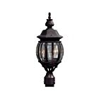 Artcraft Classico AC8363RU 3 Lights Black 60W Outdoor Post Light