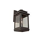 Artcraft Freemont AC8390ORB Black Vintage Gold Outdoor Wall Light