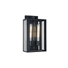 Artcraft AC8791BK Waterville 120W Matte Black Outdoor Wall Light