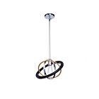 Artcraft Cosmic CL15111 Dark Bronze, Chrome, Satin Brass Pendant