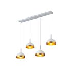 Artcraft Dash SC13354WH 4-Lights 400W White Island Pendant