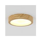 Artika 10FM-WO Wood Grain 16W LED Flush Mount