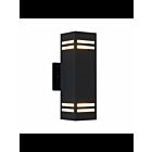 Artika Strike C7SQ-BL-RN 2-Lights Black 150W Outdoor Wall Light