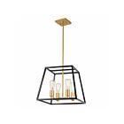 Artika CAR15-C 4 Lights Black And Gold 240W Chandelier