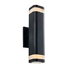 Artika Mettle NSBLES-ON Black 9W LED Outdoor Wall Light