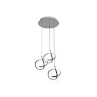 Artika PDT3-ZEC-CR 3-Lights Chrome 30W Zephyr LED Pendant