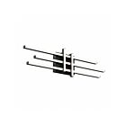 Artika VAN-GRC-HD2BL Matte Black 19W Grid Integrated LED Vanity Light