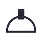 Canarm BA106A06BK Matte Black Archer Towel ring