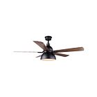 Canarm Lyric CF52LYR5BK 52" Matte Black 8W Fandelier