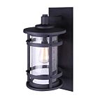 Canarm Iol340Bk Duffy 1-Light 100W Black Outdoor Wall Mount
