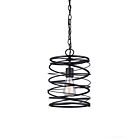 Canarm Ryland IPL411B01BK 1-Lights Matte Black Chain Pendant