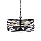 Canarm Ryland IPL411B05BK22 5-Lights Matte Black Chain Pendant