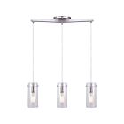 Canarm JONI IPL759A03BN 3-Lights Brushed Nickel Cord Pendant