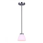 Canarm NOAH IPL765A01BN 1-Light Brushed Nickel Rod Pendant