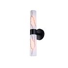 Canarm Kristella IVL1153A02BK 2-Lights Matte Black Vanity light