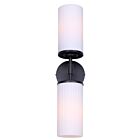 Canarm Kinslea IVL1165A02BK-FR 2-Lights Matte Black Vanity light