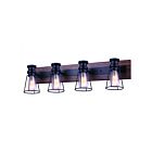 Canarm BLAKE IVL752A04BKW 4-Lights Vanity Light