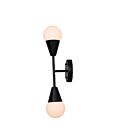 Canarm IWF1125A02BK9 Arlowe 2-Light 80W Wall Light