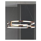 Canarm Bettony LCH278A24PGD Painted Gold LED Cord Chandelier