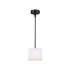 Canarm Carmynn LPL288A01BK Matte Black LED Rod Pendant