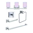 Canarm JAE R5JAE-BN 3-Lights Brushed Nickel 300W Bath Collection