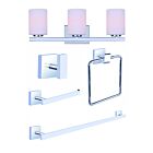 Canarm JAE R5JAE-CH 3-Lights Chrome 300W Bath Collection