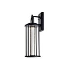 CWI Lighting Greenwood 0407W7-1-101-A Black 11W LED Outdoor Wall Lantern