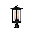 CWI Lighting Granville 0412PT7-1-101 Black 1 Light 60W Outdoor Lantern Head