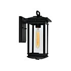 CWI Lighting Oakwood 0422W7-1-101 Black 1 Light 40W Outdoor Wall Lantern