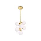CWI Lighting Arya 1020P12-8--602 Satin Gold 8 Lights 16W Pendant