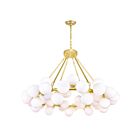 CWI Lighting Arya 1020P39-45-602 Satin Gold 45 Lights 315W Chandelier
