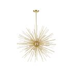CWI Lighting Savannah 1034P30-9-620 Gold Leaf 9 Lights 360W Chandelier