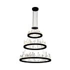 CWI Lighting Juliette 1043P32-3-101 Black 220W LED Chandelier