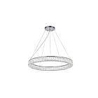 CWI Lighting Madeline 1044P32-601-R-1C Chrome 72W LED Chandelier