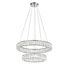 CWI Lighting Madeline 1044P32-601-R-2C-B Chrome 100W LED Chandelier