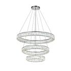 CWI Lighting Madeline 1044P32-601-R-3C Chrome 140W LED Chandelier
