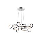 CWI Lighting Colette 1054P28-601 Chrome 48W LED Chandelier