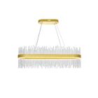 CWI Lighting Genevieve 1063P39-169-RC Antique Brass 65W LED Chandelier