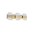 CWI Lighting Carolina 1090W21-3-620 Gold Leaf 30W LED Wall Sconce