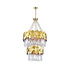 CWI Lighting Panache 1100P24-10-169 Medallion Gold 10 Lights 600W Chandelier
