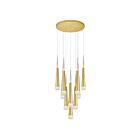 CWI Lighting Andes 1103P16-10-602 Satin Gold 50W Mini Pendant