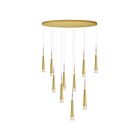 CWI Lighting Andes 1103P40-10-602 Satin Gold 50W Mini Pendant