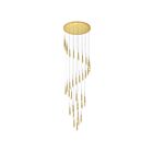 CWI Lighting Andes 1103P40-36-602 Satin Gold 180W Mini Pendant