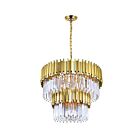 CWI Lighting Deco 1112P32-12-169 Medallion Gold 12 Lights 720W Chandelier